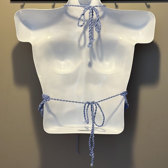 Crochet Halter Top - Periwinkle - Picture 3 of 3